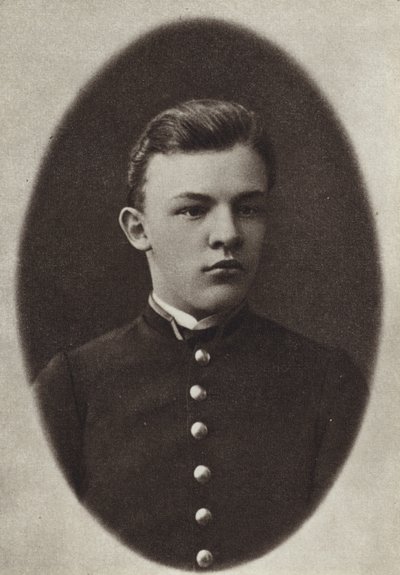 Lenin as a Gymnasium graduate, Simbirsk, 1887 by Russian Photographer